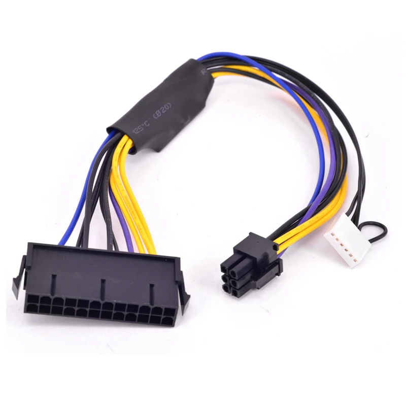 Для HP Compaq 8300 8380 8000 EliteDesk 880 G1 Prodesk 600 SFF материнская плата PCIe 6 контактный к ATX 24