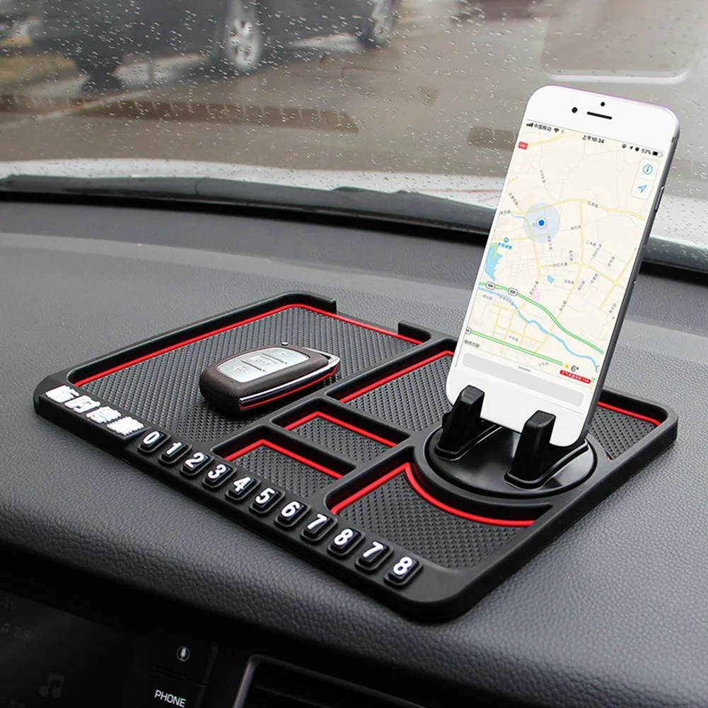 Multifunctional Car Anti-Slip Mat Auto Phone Holder Non Slip Sticky Anti Slide Dash Phone Mount Silicone Dashboard Car Pad Mat