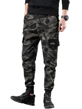 

Cargo Men Pants Camouflage Long Slim Fit Cotton Tactical Military Pants Fashion Funny Track Pantalon Hombre Mens Clothing XX50MP