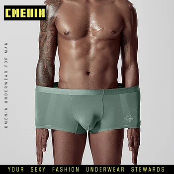 

CMENIN Free Shipping Cotton Solid Soft Underwear Mens Boxer Homme Male Underwear Boxer Men Undeware Boxers Bikini AD308