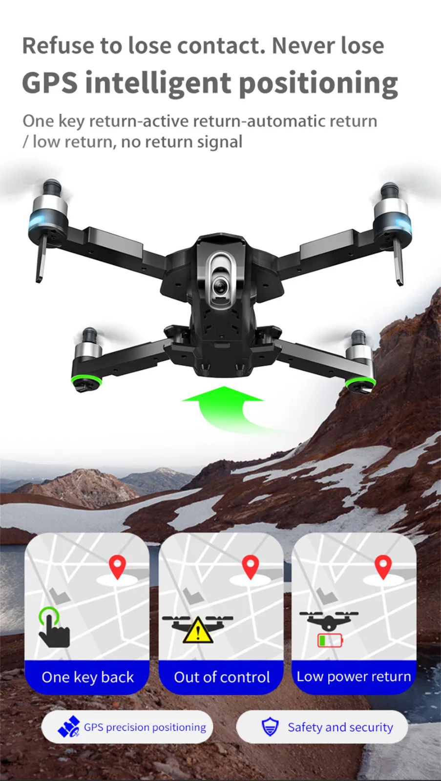 XMR/C M8 Дрон 5G wifi FPV gps с 4K высокой HD камерой VR модель складной Радиоуправляемый Дрон Радиоуправляемый квадрокоптер RTF с оптическим потоком позиционирования