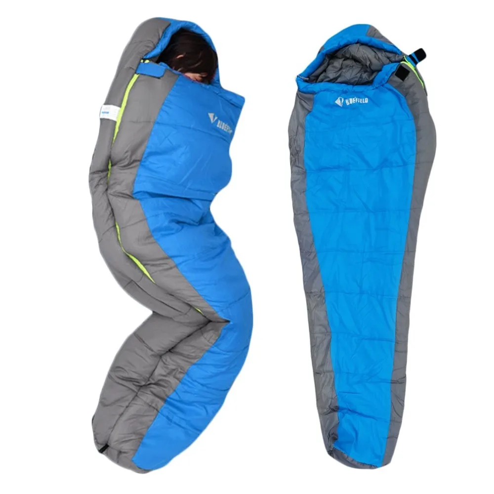 Portable Outdoor Winter Mummy Type Thermal Warm Adult Lightweight Cotton Sleeping Bag for Camping Adventure Family Home