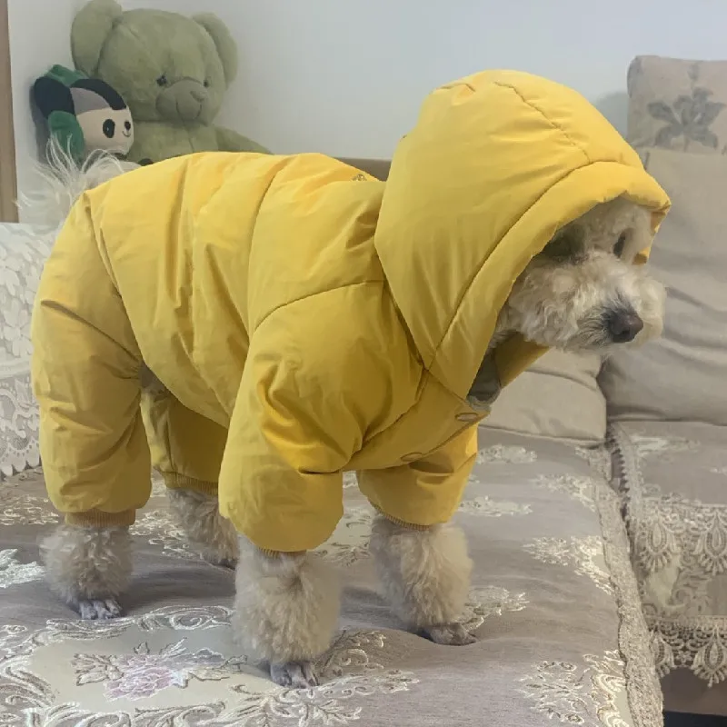 cão para baixo casaco de inverno roupas de cachorro macacão roupa filhote de cachorro pequeno cachorro traje yorkshire pomeranian poodle schnauzer roupas