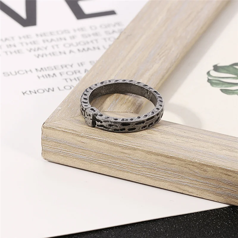 Vintage Temperament Jewelry A Rings Outlander Themed Charm Rings Handmade Retro Wristhand Chain For Women Men Fans Gift 6