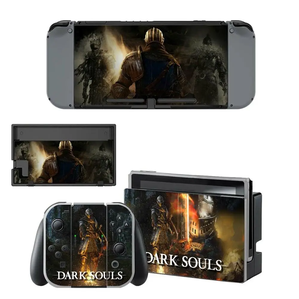 Наклейки для nintendo switch из кожи Dark Souls kingd Switch для консоли nintendo Switch Joy-con наклейки для док-станции контроллера - Цвет: YSNS1155