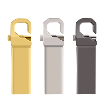 

USB Flash Drive Metal Pendrive 256GB 128GB 64GB 32GBPendrive Waterproof USB Flash Memory Stick