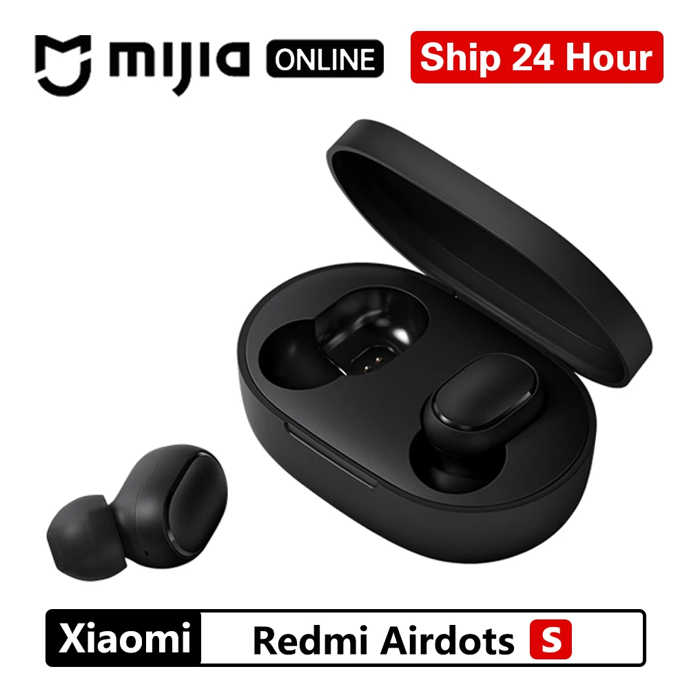 TWS наушники Xiaomi Redmi Airdots S с поддержкой Bluetooth 5 0 и ИИ управлением|Наушники гарнитуры|