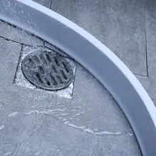 Ванная комната Душ водостойкая силикагель экологически чистые безвкусные полосы изогнутые воды барьер напольный блок