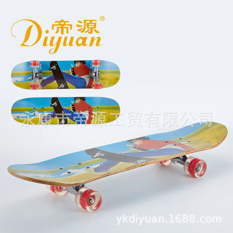 

2018 New Style Maple Children Four Wheel Skateboard Profession Single Rocker Fish Boards BOY'S And GIRL'S Highway Brush Hip Hop