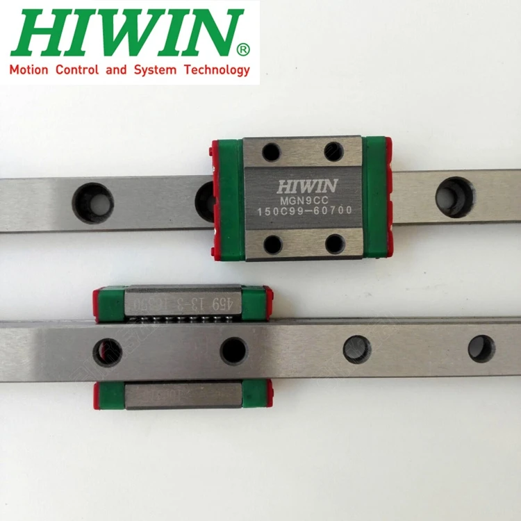 2 шт. оригинальные Hiwin линейные направляющие MGN7 100 200 300 330 350 400 450 500 550 600 700 мм рельсы+ 2 шт. MGN7C слайд блоки перевозки ЧПУ