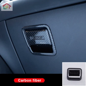

ABS Chrome Car Glove Box Copilot Storage Switch Handle Sequins Stickers Trim Cover For MAZDA CX-5 CX5 2017 2018 2019 Accessories