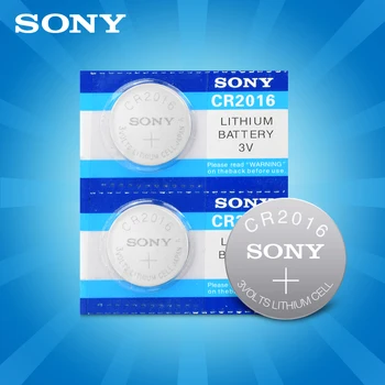 

2Pcs For Sony CR2016 3V Lithium li-liom Battery DL2016 ECR2016 LM2016 BR2016 CR 2016 Button cell Coin Batteries watch toys