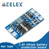 2S 10A 7.4V 18650 lithium battery protection board 8.4V balanced function/overcharged protection Good ► Photo 1/6