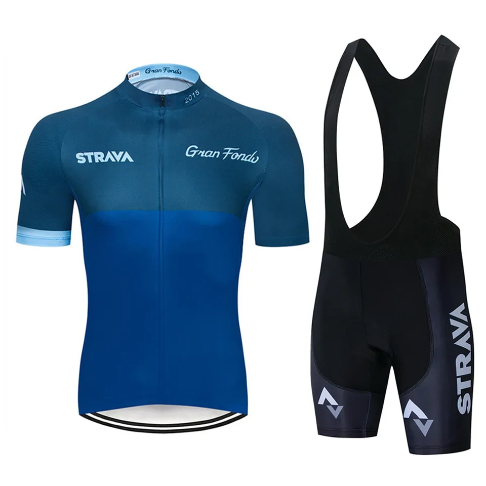 2020 New STRAVA Cycling Sets Triathlon Bicycle Clothing Breathable Mountain Cycling Clothes Suits ropa ciclismo verano gobiking