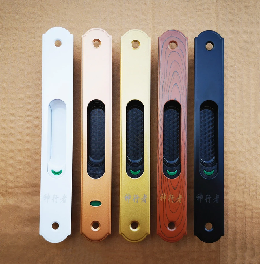 Broken bridge aluminum 90 window hook lock aluminum sliding door window hook lock push pull