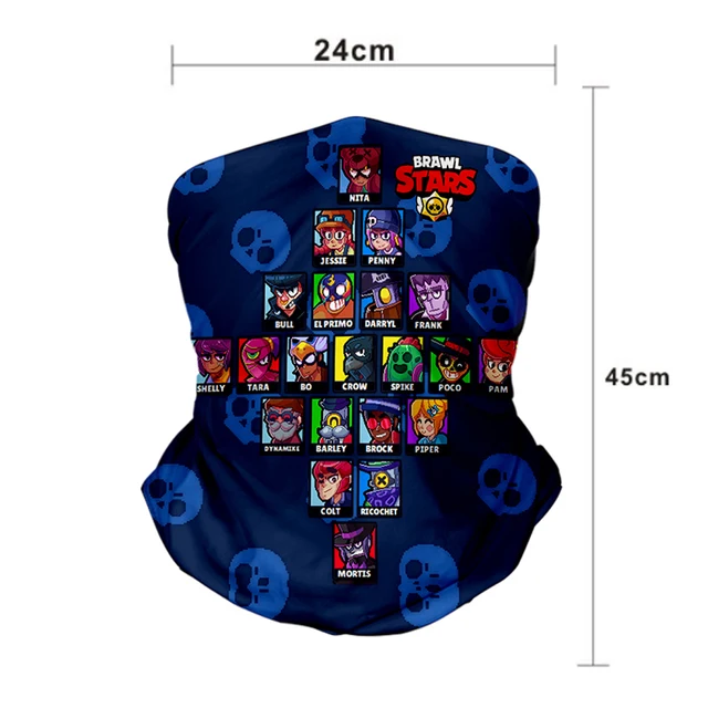 Brawl Stars Game Mouth Face Masks Cartoon Cotton Dustproof Face Masks Scarf Women Men Cosplay Kids Toys Anime Mouth Masks Danomstudio Com - brawl stars poco cosplay