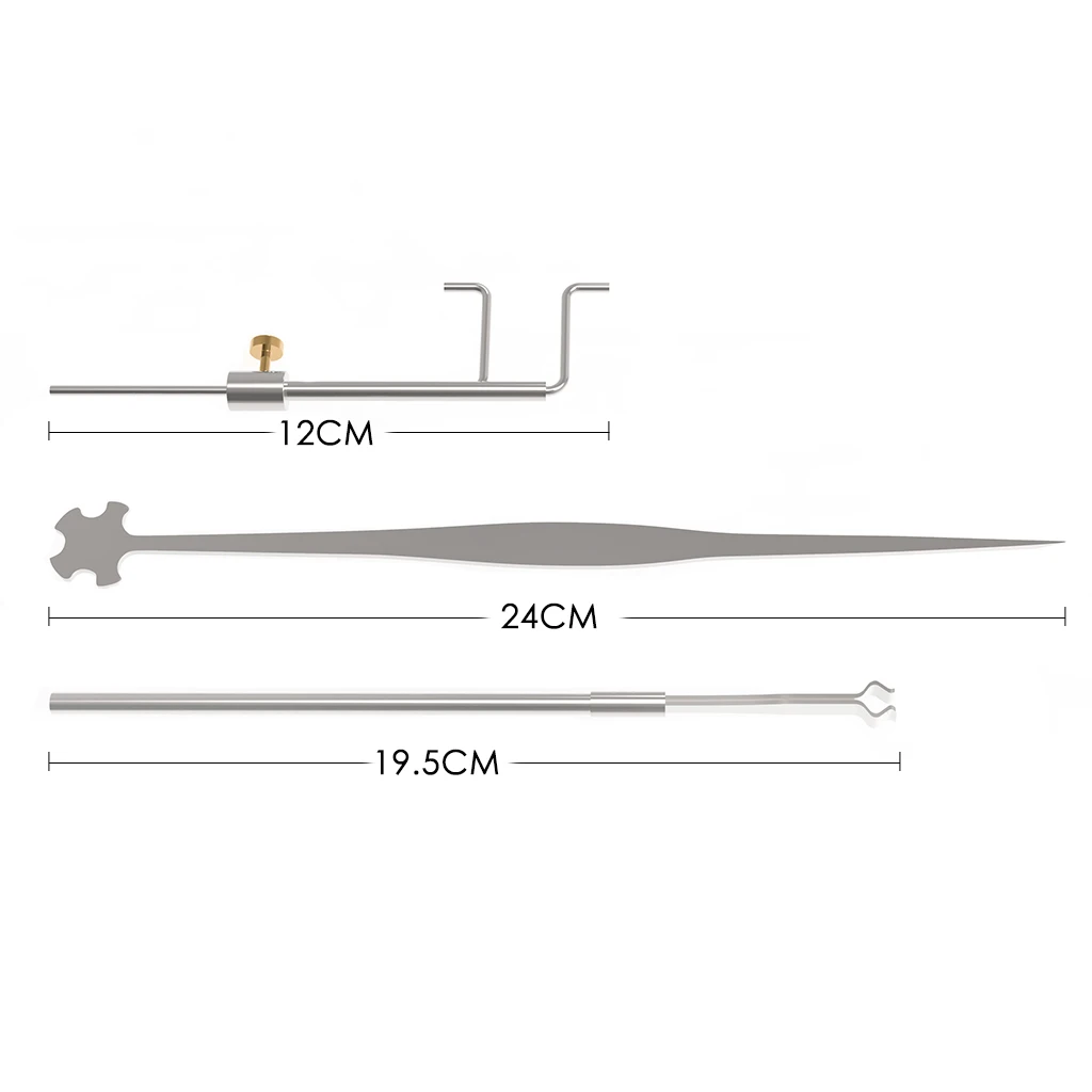 Soundpost strumento calibro misuratore Retriever Set di Clip liutaio installa strumento di riparazione parti e accessori universali per violino/Viola