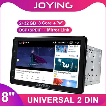 

Mirror Link 8" 2Din Universal Android Car Stereo Radio DSP GPS SPDIF Subwoofer WiFi Split-screen DVR DAB Steering Wheel Control