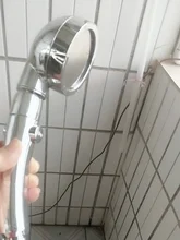 Shower-Head Stop-Button Rotating Water-Pressure Adjustable Degrees 360 with 3-Mode