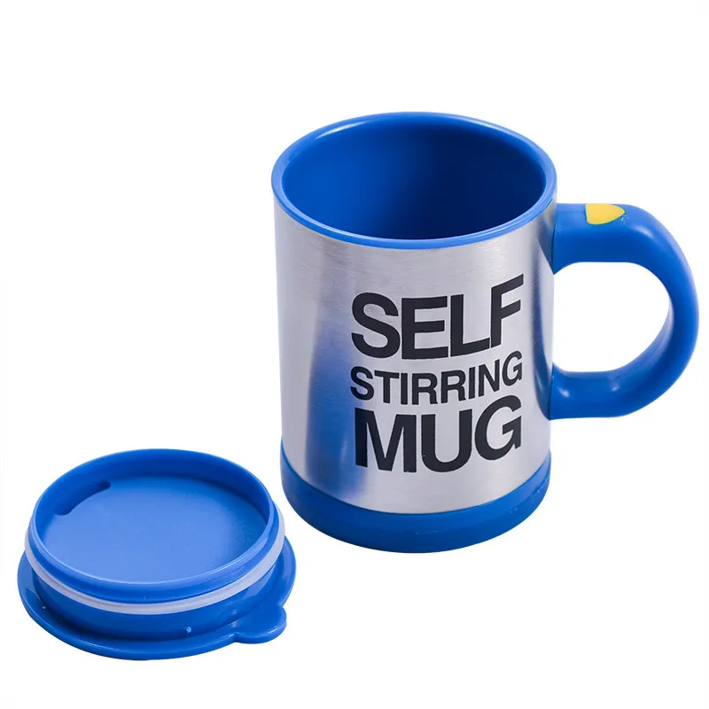  400ml Mugs Automatic Electric Lazy Self Stirring Coffee Milk Mug Cup Mixing Mug Smart Stainless Ste