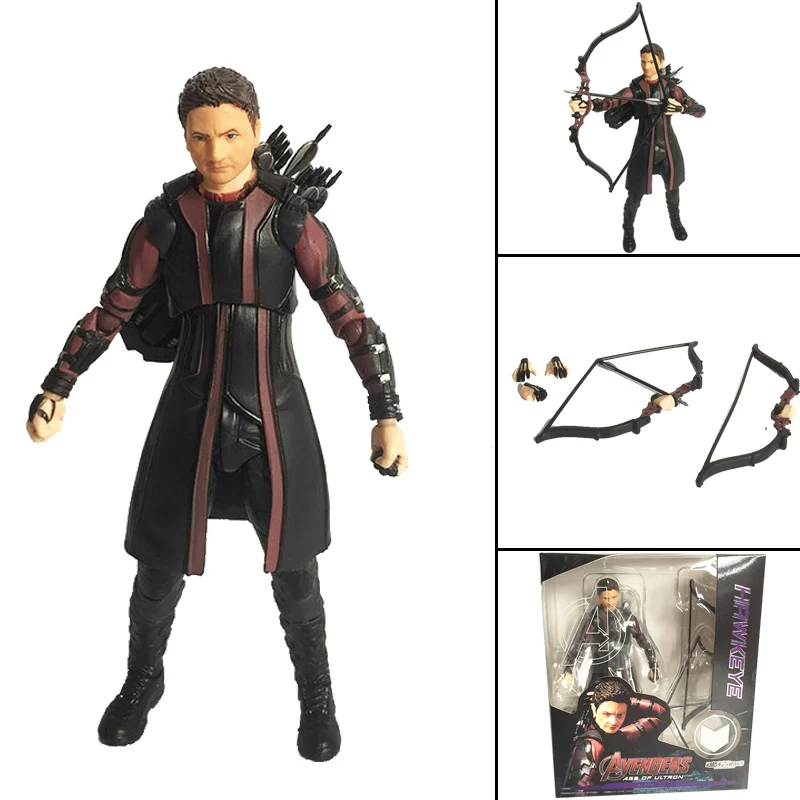 B with box SHF Мстители 4 эндигра Бесконечность война танос Железный Человек-паук звезда нагрузка Marvel Капитан Америка Черная Widow Huk игрушка фигурка - Цвет: B with box