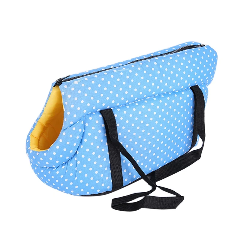 Дорожная сумка-переноска для собак, сумка для щенков, сумка для собак, кошек, сумки для переноски на плечо, камуфляжная сумка для собак, кошек, сумка-переноска, дышащие товары для собак - Цвет: Sky Blue