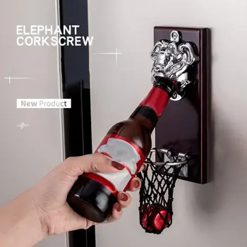 

New Home Bar Vintage Wall Bottle Opener Portable Durable Unique Basketball hoop Beer Bottle Can Opener Wall Decoration