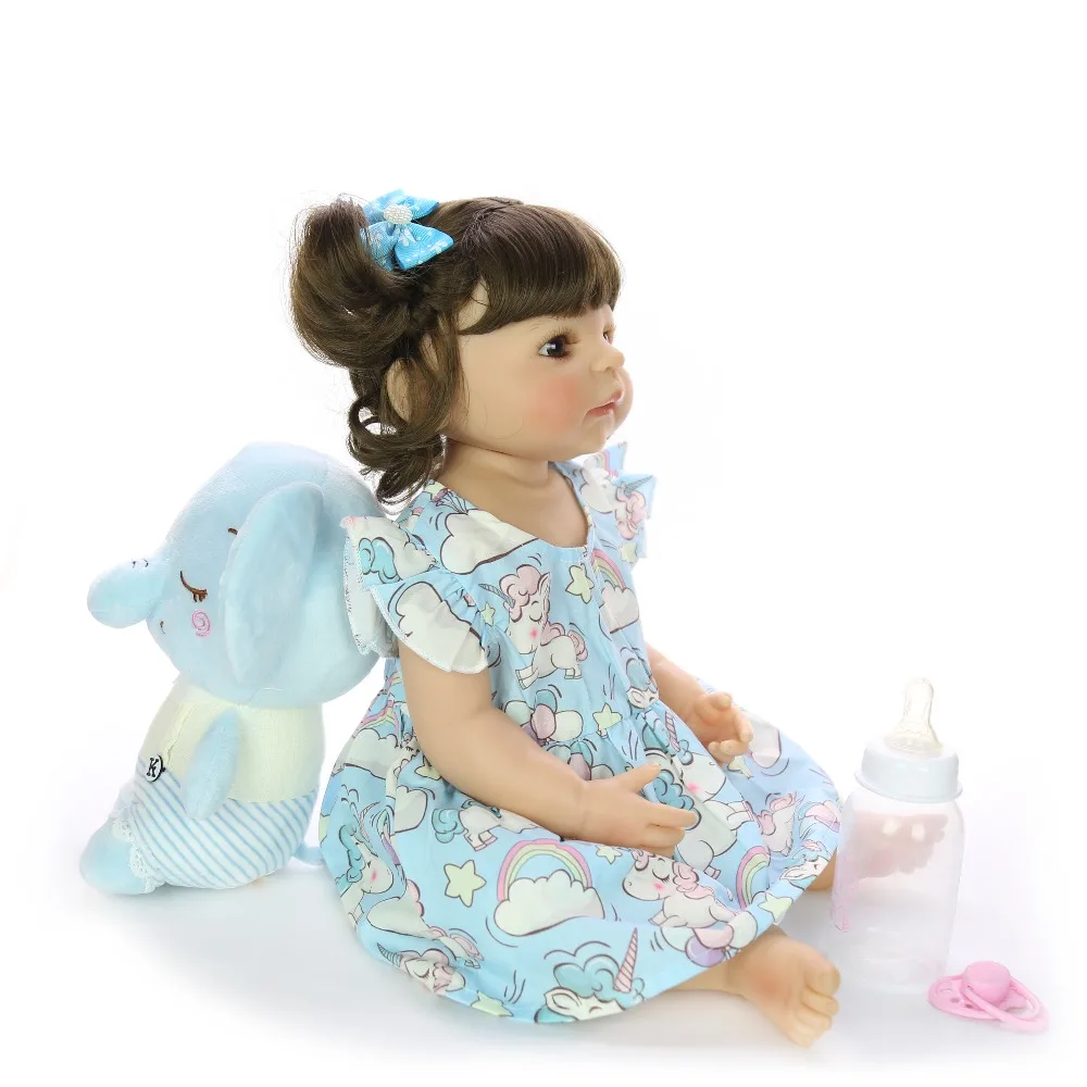 22 ''55 см силиконовые куклы для всего тела, модные куклы Boneca Alive Bebe для детского дня, подарки, подарок для детей