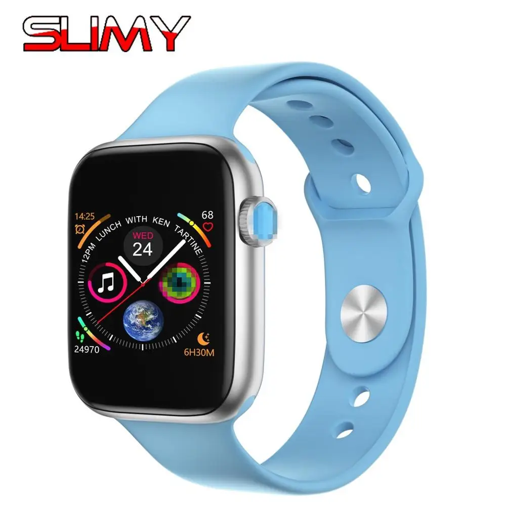 IWO 11, женские и мужские Смарт-часы, серия 5, водонепроницаемые, Bluetooth, с функцией вызова, умные часы, 44 мм, удаляемый ремешок, часы для Android IOS, PK IWO 8, 9, 10 - Цвет: Sky Blue