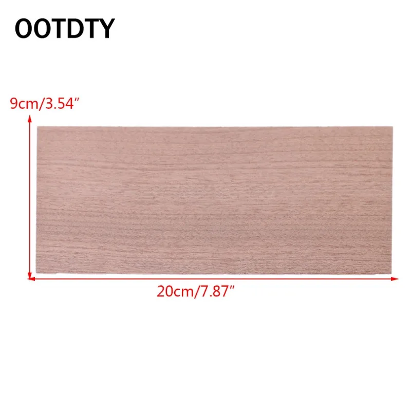 OOTDTY 3 шт. гитарные части головы шпона Sapele деревянный головной убор lutier Tonewood DIY инструмент