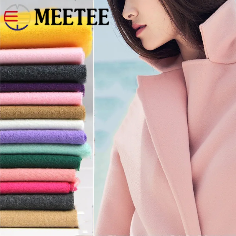 Meetee 50x150 см утолщенная ткань искусственная шерсть двусторонний нейлоновый