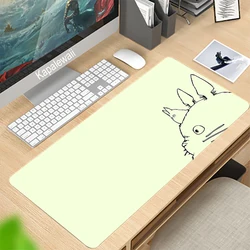 Tapis de souris de jeu motif dessin animé japonais, accessoire de bureau pour Gamer, grand clavier XXL, Surface de Table d'ordinateur 