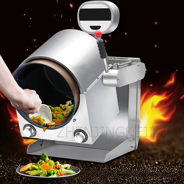 Efficient and Smart Commercial Electric Stir-Frying Drum Cooking Machine