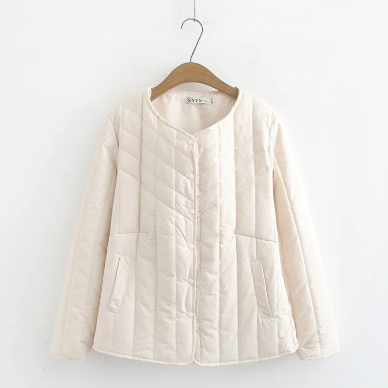 

Large Size Dress Fat Mm Autumn And Winter Fashion Slim down Cotton Small Cotton-padded Clothes Large GIRL'S Loose-Fit Short Cott