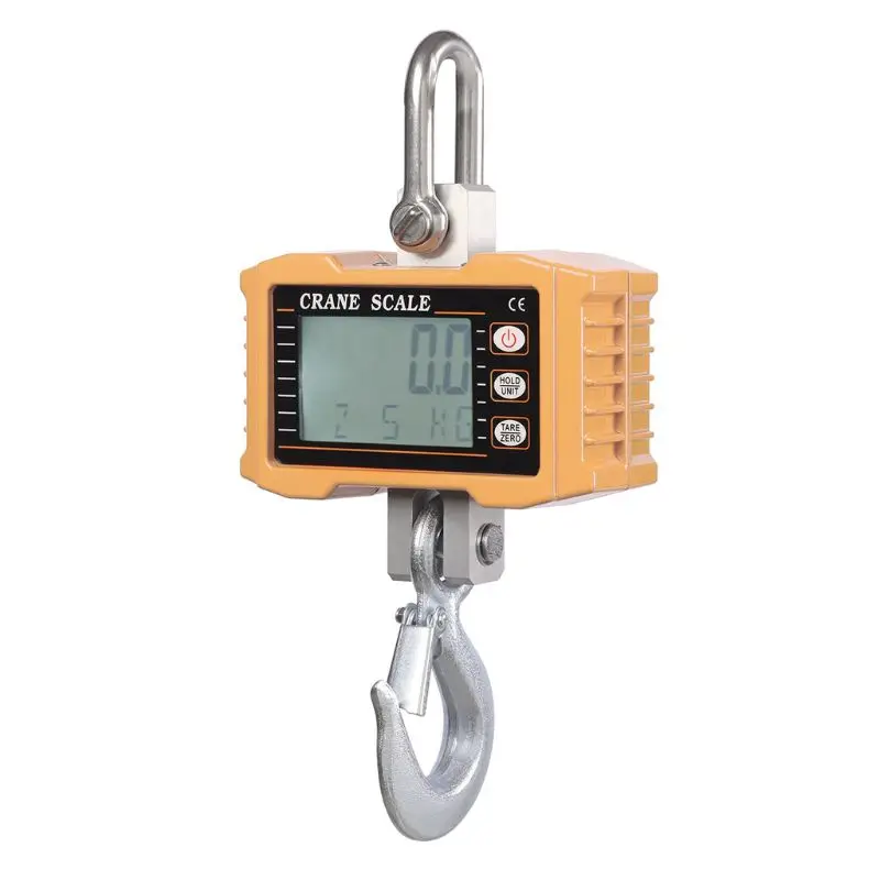 

1000KG/2000LBS Digital Hanging Scale Industrial Heavy Duty Crane Scale with Accurate Reloading Spring Sensor N1HF