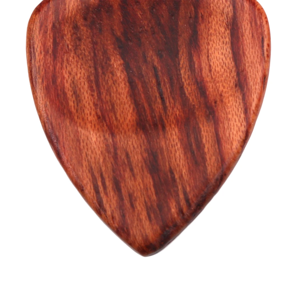 Rosewood Wooden Guitar Picks Kit For Bass, Electric & Acoustic Guitars