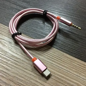 

USB Type C to 3.5mm Audio Aux Jack Adapter USB C Male to 3.5mm Male Extension Headphone Audio Stereo Cord Adapter Cable