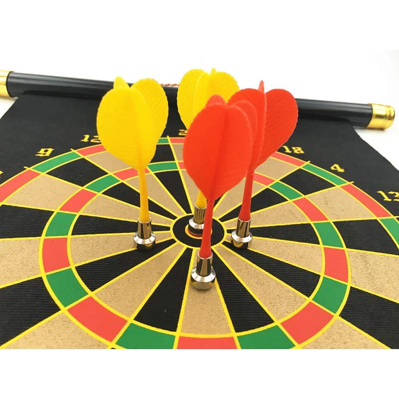 10 шт./лот Bullseye Game пластиковые дартс крыло магнитные дротики для двусторонней