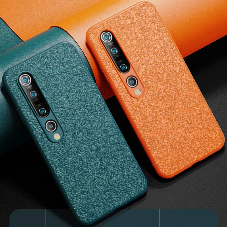 Чехол для Xiaomi Mi Note 10 Pro 9T 9 роскошный матовый защитный чехол из зернистой кожи Redmi 8
