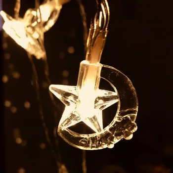 

Led Light Strip Star Moon Led Lights With USB Waterproof Curtain Light Strings Decorated Christmas Wedding Party Decoration