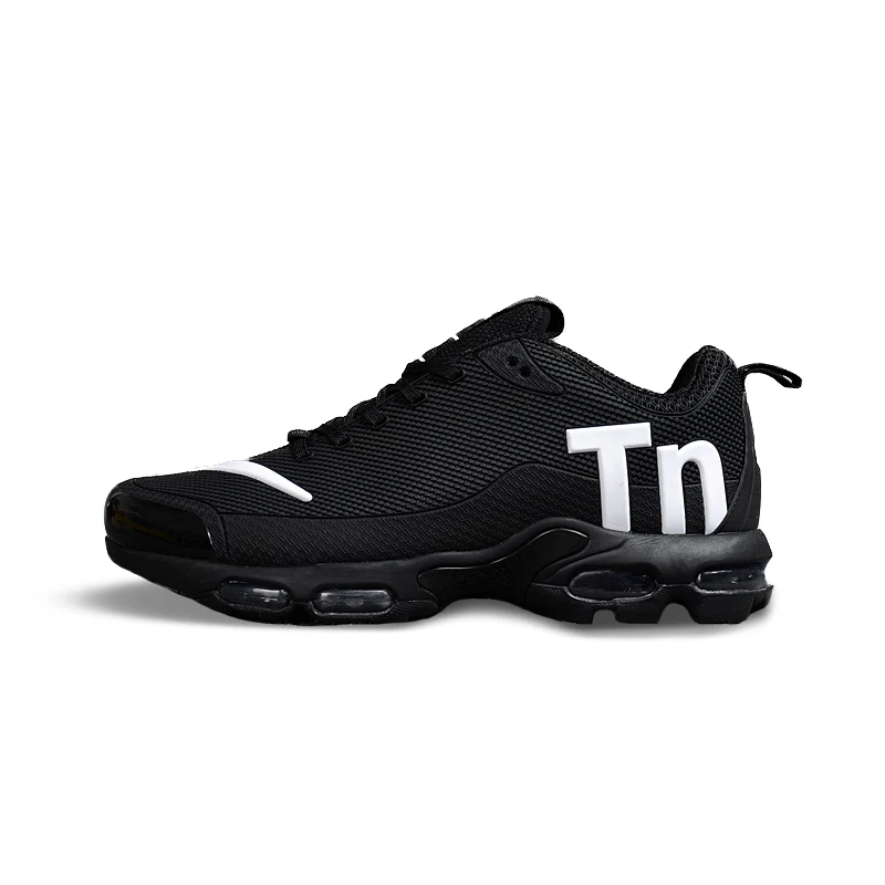 Оригинальные мужские кроссовки для бега NIKE AIR MAX PLUS TN, черные кроссовки, амортизирующие, противоскользящие, легкие, удобные, хорошее качество