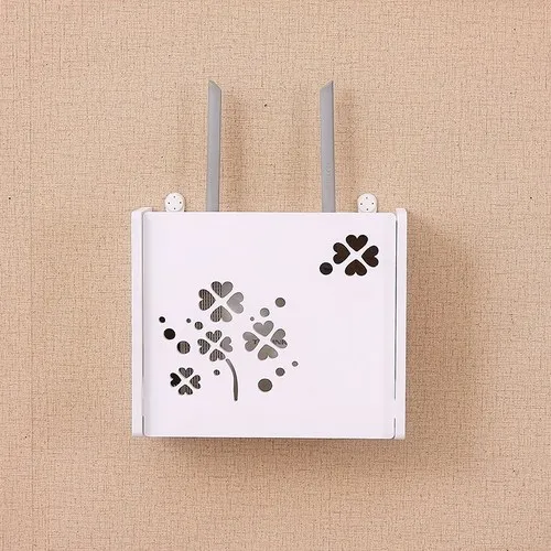 S Беспроводная Wifi коробка маршрутизатора деревянная-пластиковая настенная полка подвесная штепсельная плата кронштейн коробка для хранения 3 Размер 9 стиль - Цвет: S