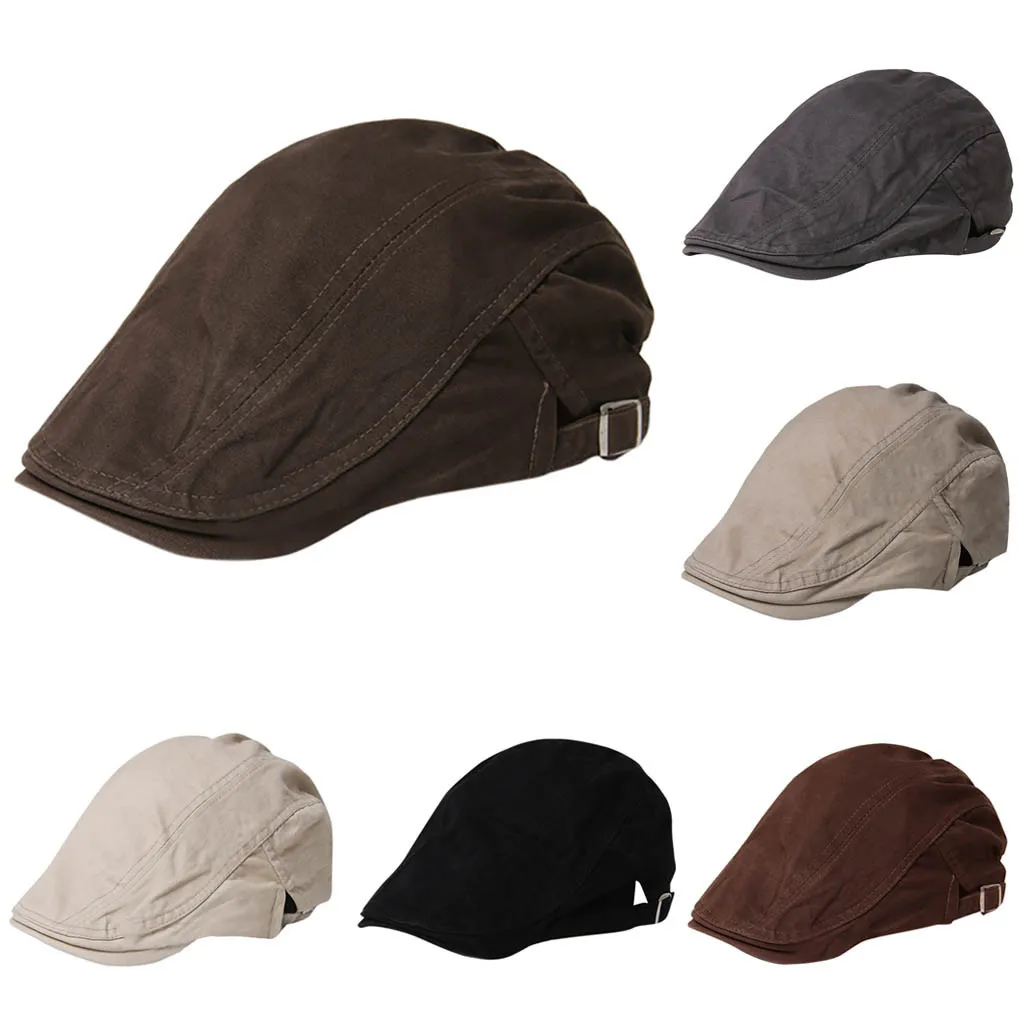 Дизайн унисекс хлопок Твердые кепки с сеткой регулируемые береты Удобная Кепка Осенняя мужская женская кепка Повседневная шляпа от солнца