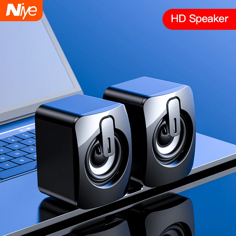 Mini Computer Speaker USB Wired Speakers 3D Stereo Sound Surround Loudspeaker For PC Laptop Notebook Not bluetooth Loudspeakers 1
