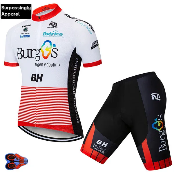 Picture Color Pro UCI Team Red BH одежда для велоспорта, велосипедная майка Ropa, быстросохнущая мужская летняя профессиональная велосипедная майка, гелевая подкладка, велосипедные шорты - Цвет: Picture Color