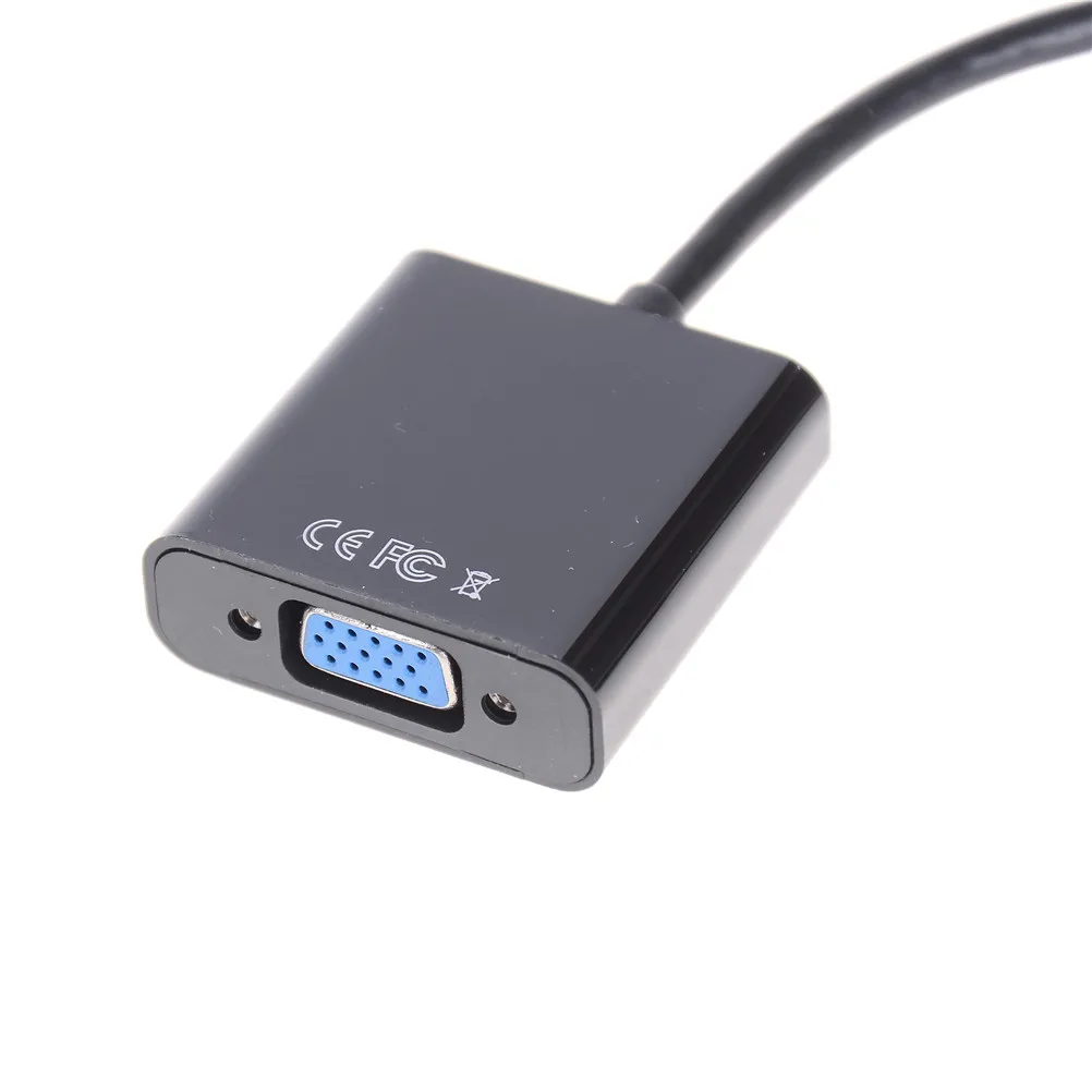Высокое качество HDMI в VGA адаптер мужской в Famale конвертер адаптер 1080P цифро-аналоговый видео аудио для ПК ноутбук планшет