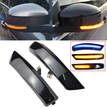 

2pcs Dynamic Turn Signal Light LED Side Wing Rearview Mirror Indicator Blinker Light For Ford Focus 2 3 Mk2 Mk3 Mondeo Mk4