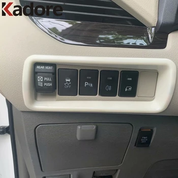 

Car Interior Accessories For Toyota Sienna 2019 2020 Carbon Fiber Styling Headlight Switch Cover Trim Decorator Frame Sticker