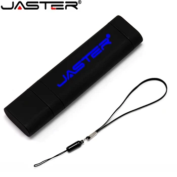 

JASTER LED USB flashdrive personalization Black plastic ellipse pendrive 4GB 8GB 16GB 32GB 64GB 128GB rounded USB stick logo