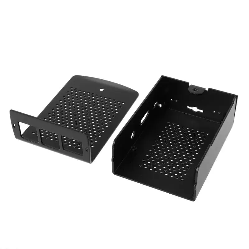 1 комплект алюминиевый сплав чехол металлический корпус для Raspberry Pi 3/2/Модель B/B+ комплект E65A